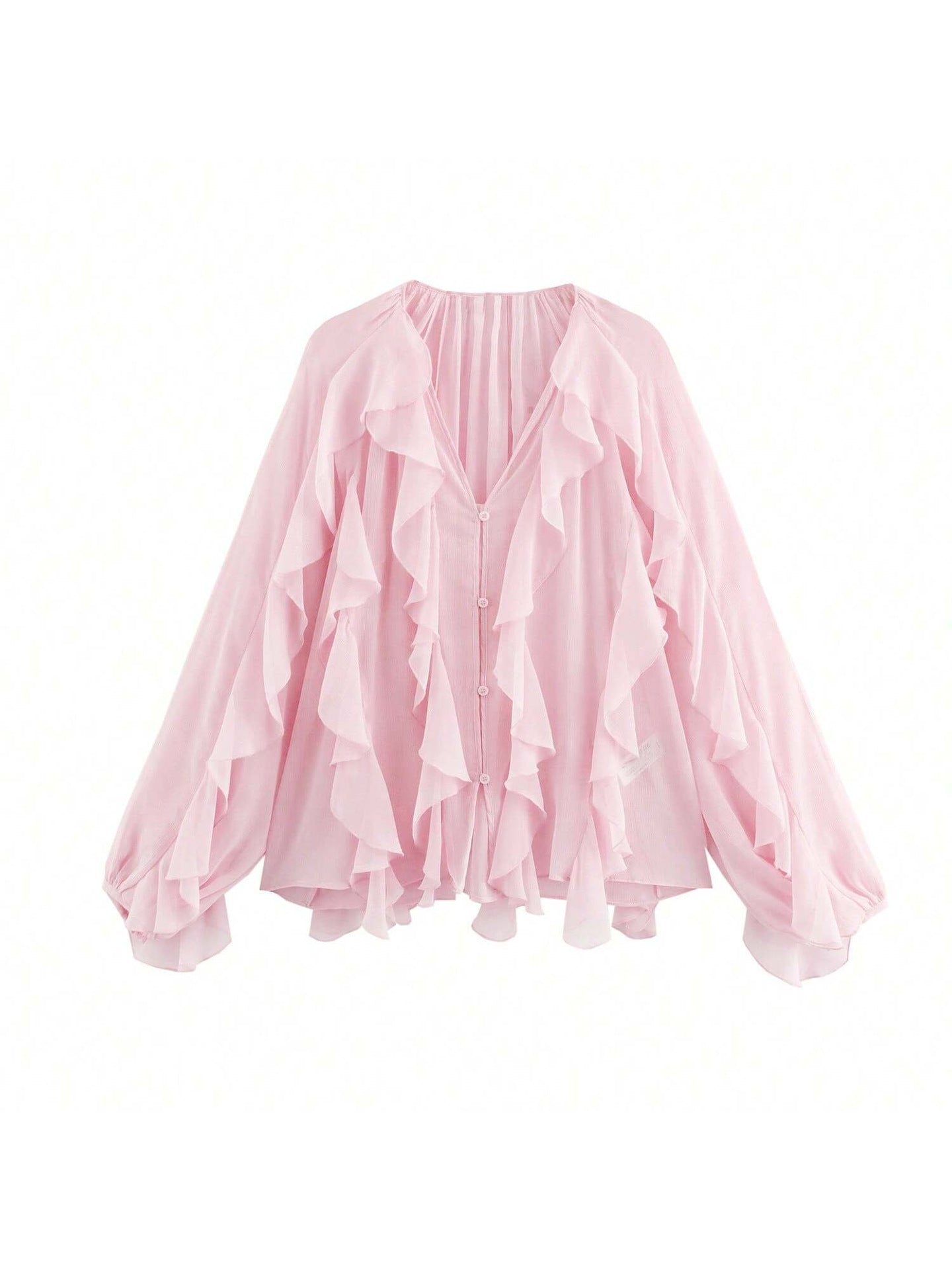 Women's Laminated Versatile Long Sleeve Shirt Pullover