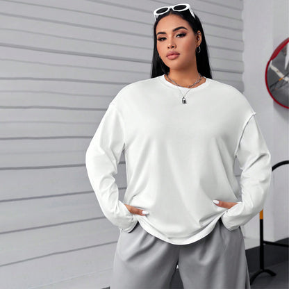 Women's Round Neck Simple Autumn Winter Sweater