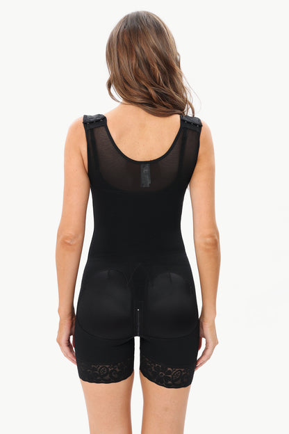 Full Size Adjustable Under-Bust Shaping Bodysuit with Chest Strap