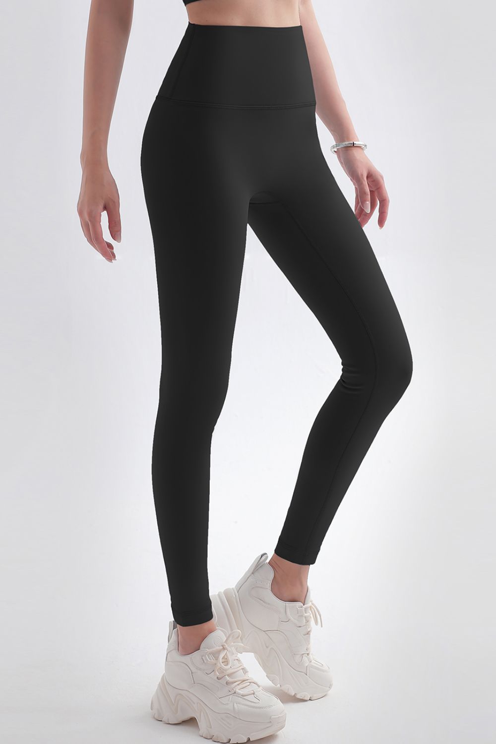 Highly Stretchy Elastic Waistband Yoga Leggings