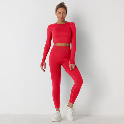 Long Sleeve Long Pants Yoga Suit