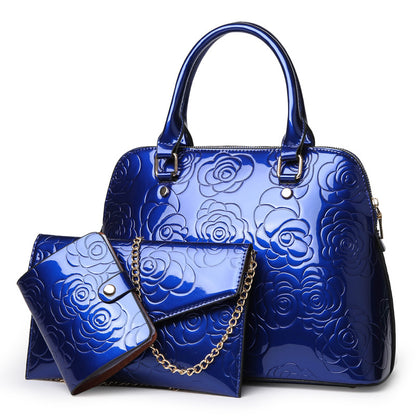 Fashion embossed shell bag portable picture bag