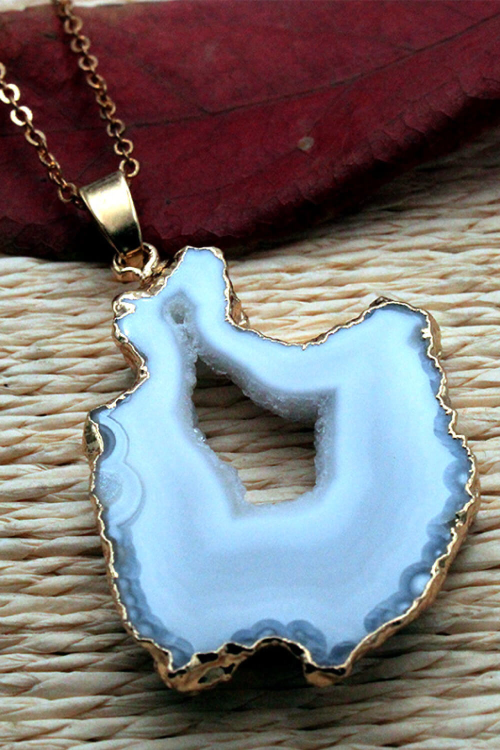 Irregular Agate Pendant