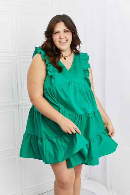 Hailey & Co Play Date Full Size Ruffle Dress