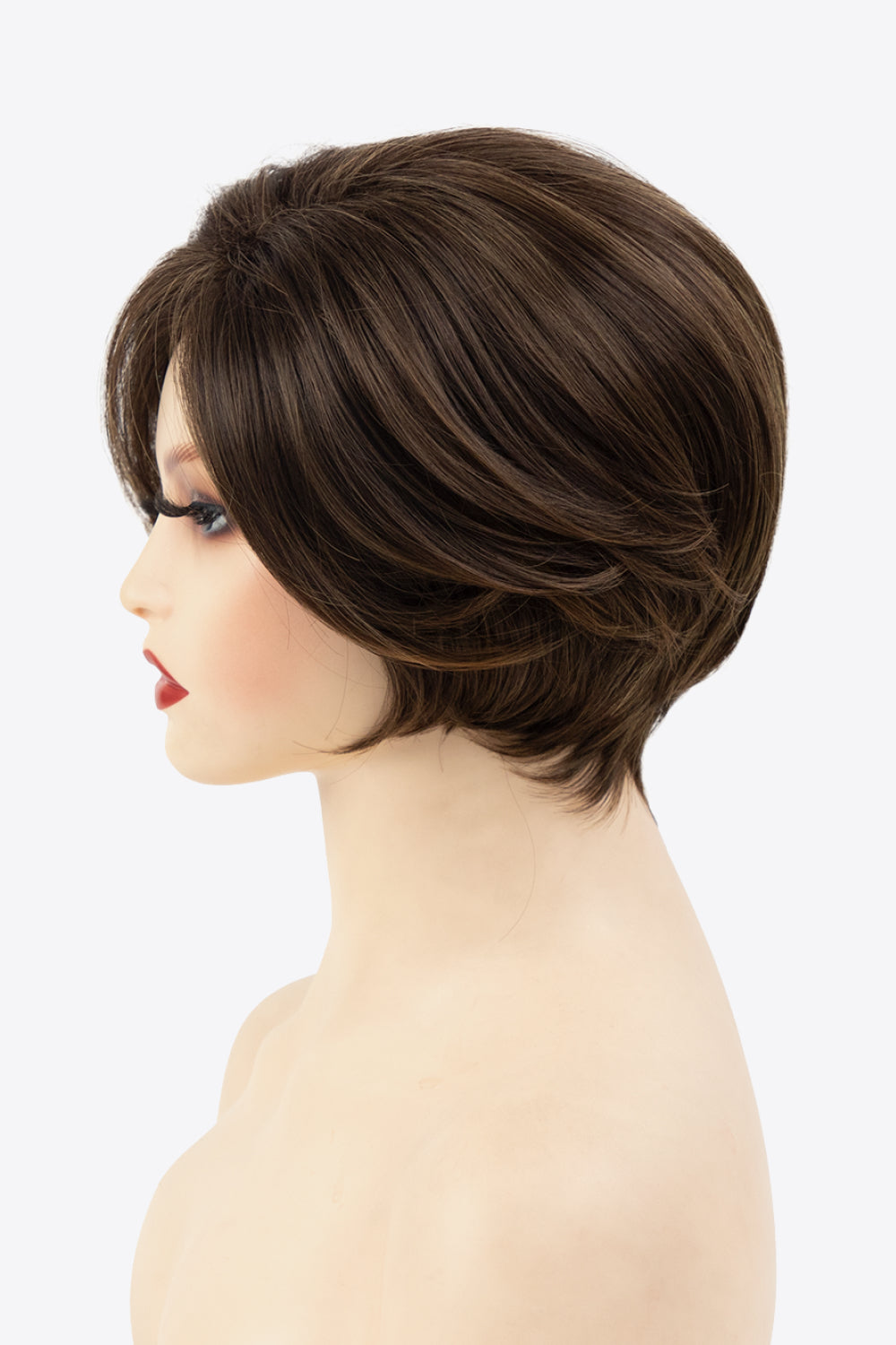 Synthetic Short Wave Bobo Wigs 5''