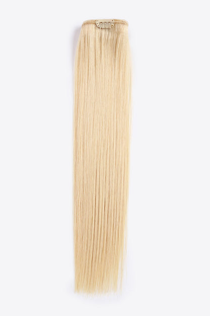 18" 80g Clip-In Hair Extensions Indian Human Hair in Blonde
