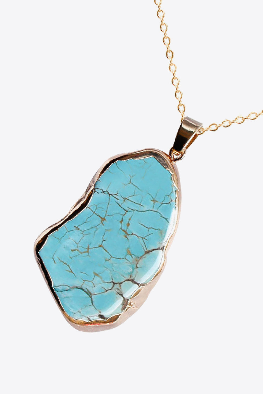 Irregular Turquoise Pendant