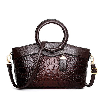 Ring shoulder diagonal bag