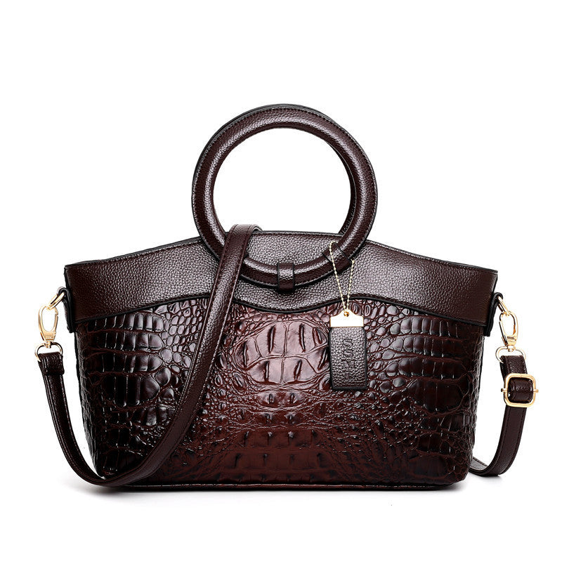 Ring shoulder diagonal bag