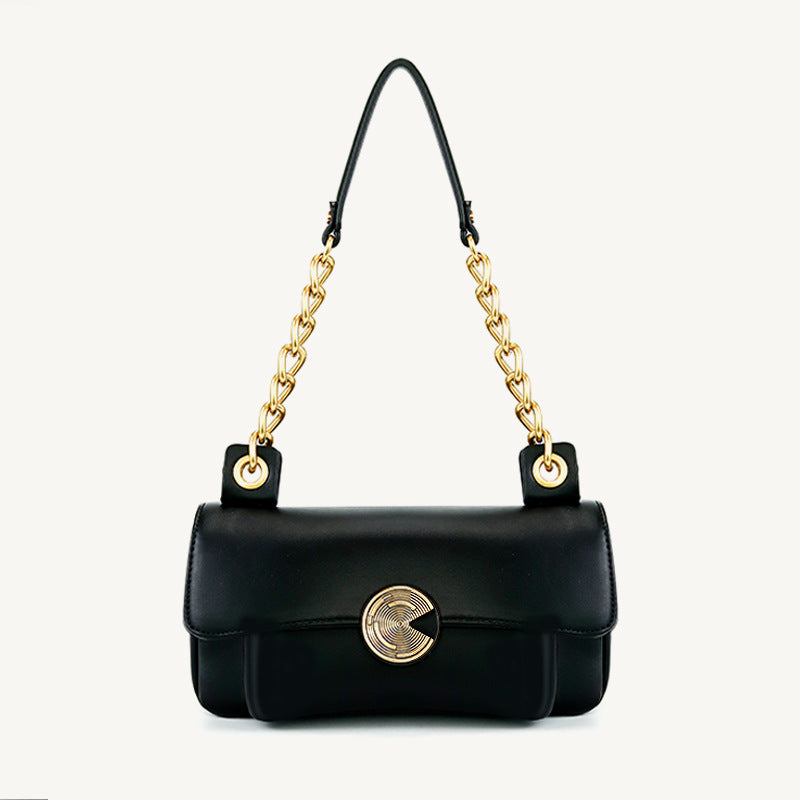 Women's Fashion Solid Chain Small Square Bag