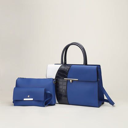 New Color Contrast Three Piece Mother Bag