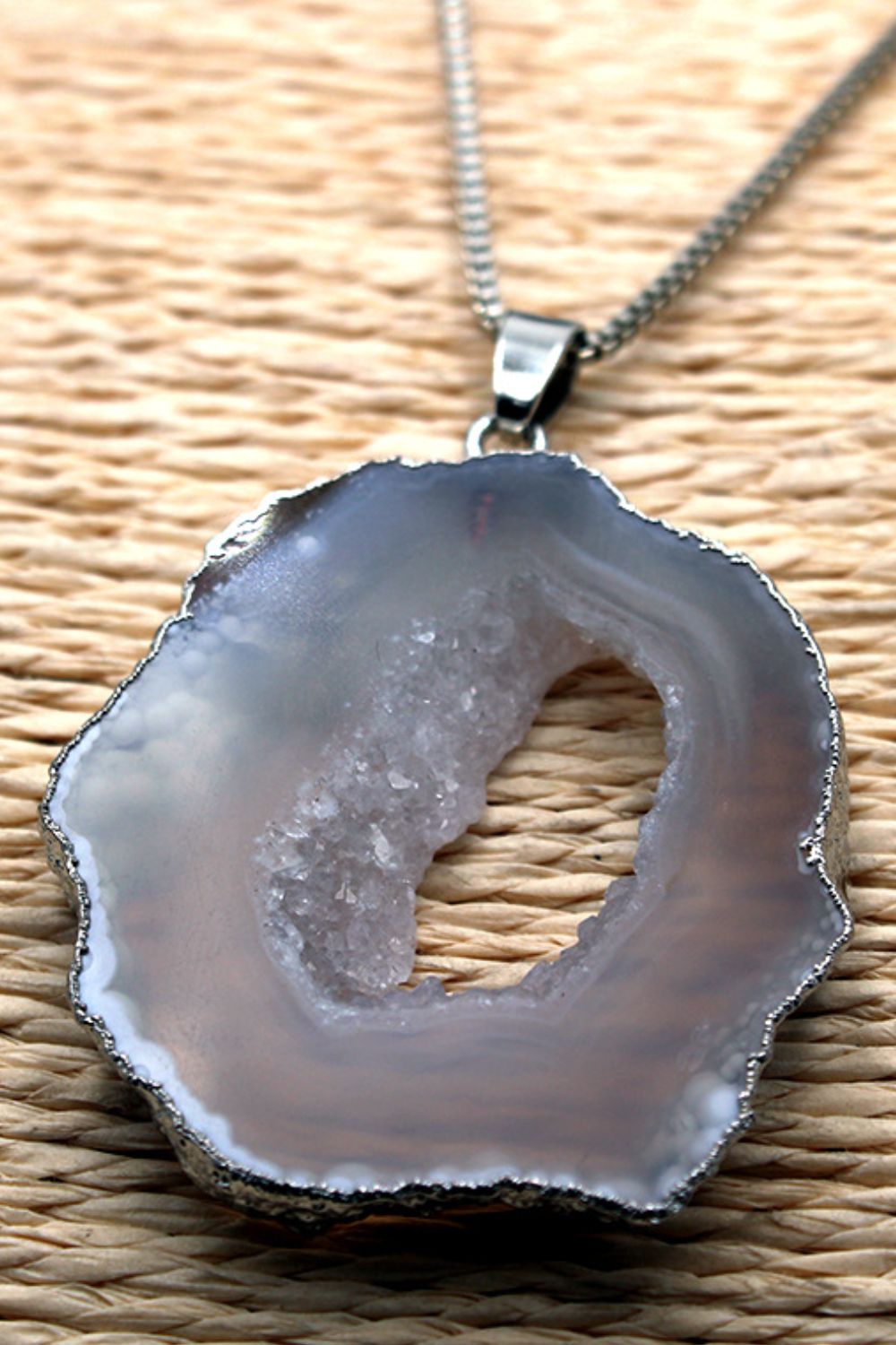 Irregular Agate Pendant