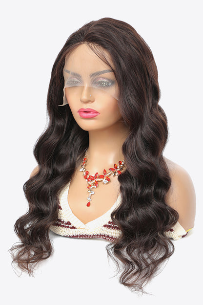 20" 13*4" Lace Front Wigs Body Wave Human Virgin Hair in Natural Color 150% Density