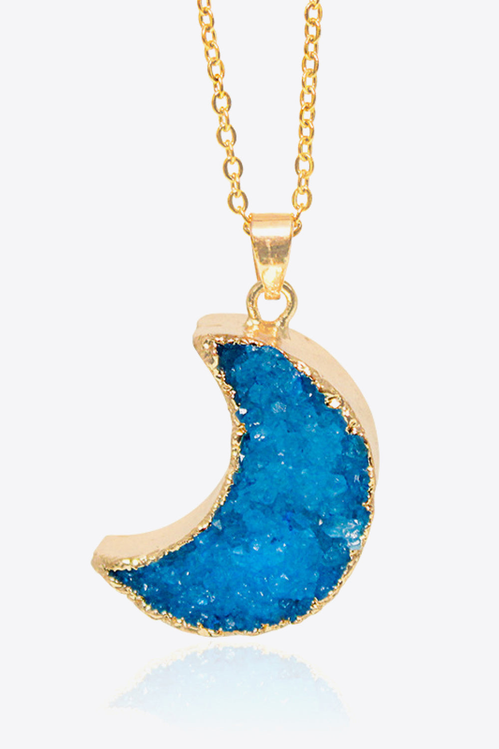 Moon Druzy Pendant