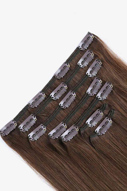 16" 80g Clip-in Hair Extensions Indian Human Hair