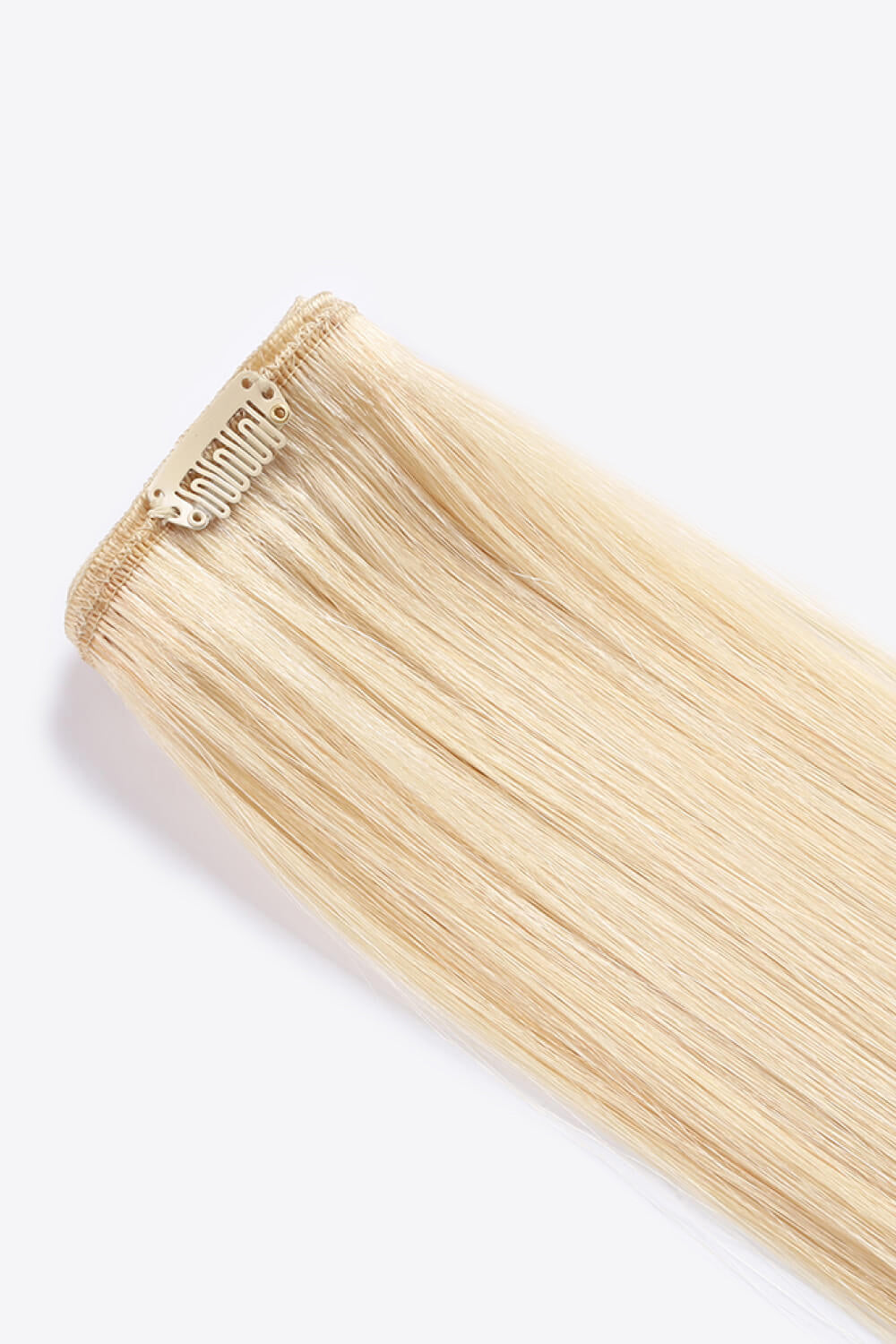 20" 100g Clip-in Hair Extensions Indian Human Hair in Blonde