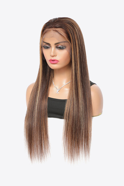 18" 160g  #p4/27 13*4" Lace Front Wigs Human Virgin Hair 150% Density