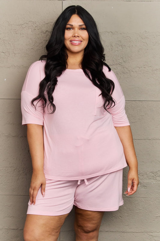 Zenana In The Moment Plus Size Lounge Set