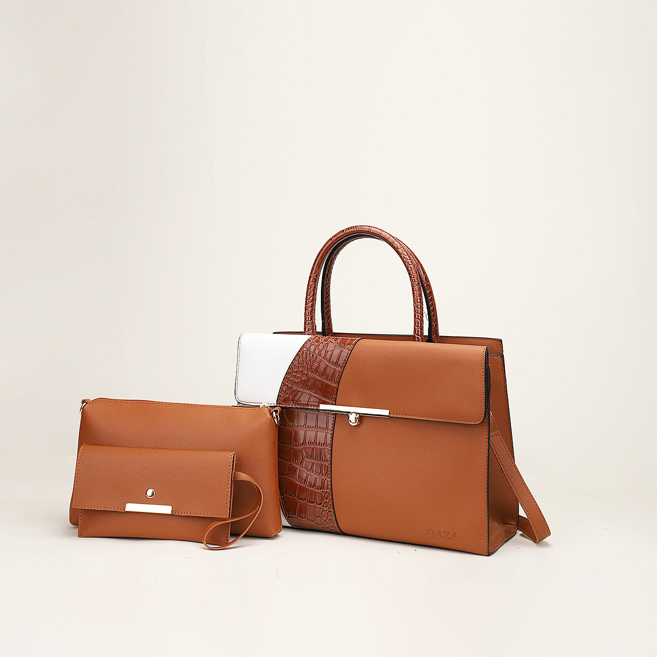 New Color Contrast Three Piece Mother Bag