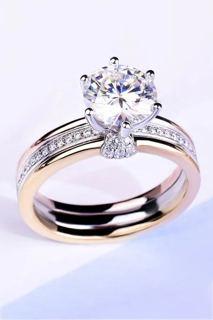 Go On 3 Carat Moissanite 6-Prong Ring