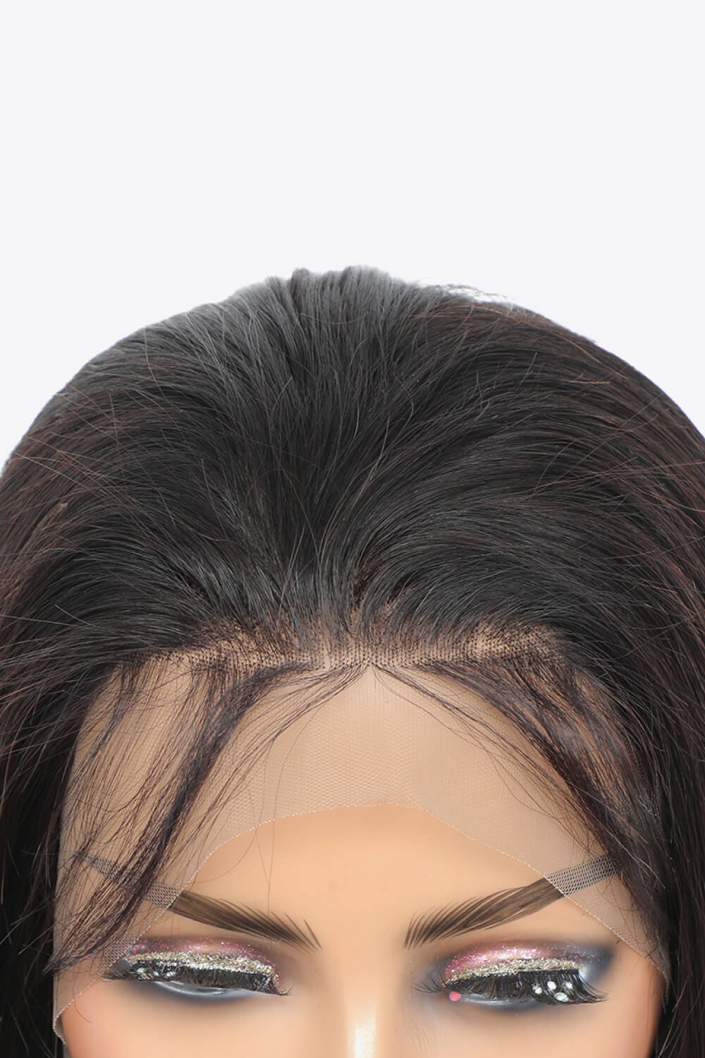 18" 13*4" Lace Front Wigs Human Virgin Hair in Natural Color 150% Density