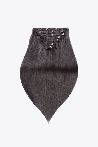 18" 80g Clip-In Hair Extensions Indian Human Hair