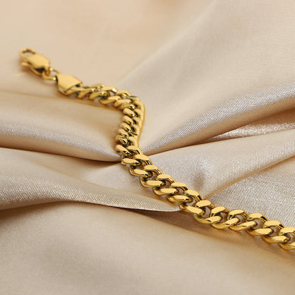 Gold Plated Stainless Steel Necklace