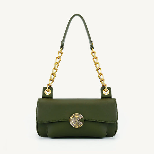 Women's Fashion Solid Chain Small Square Bag